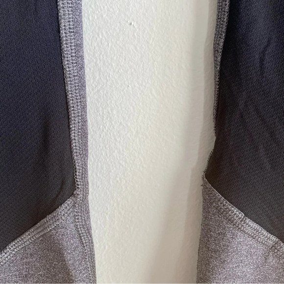 LULULEMON Pace Rival Crop *22" Heathered  Black / Black Size 4 - Picture 11 of 15